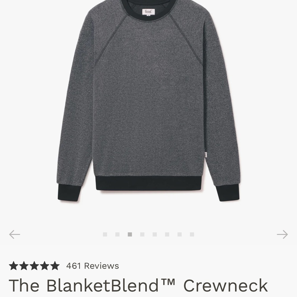Gray Crewneck Sweater set
